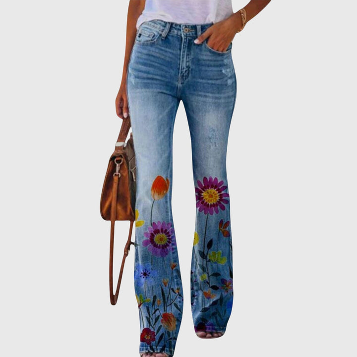 Isabel | Pants with Flowers