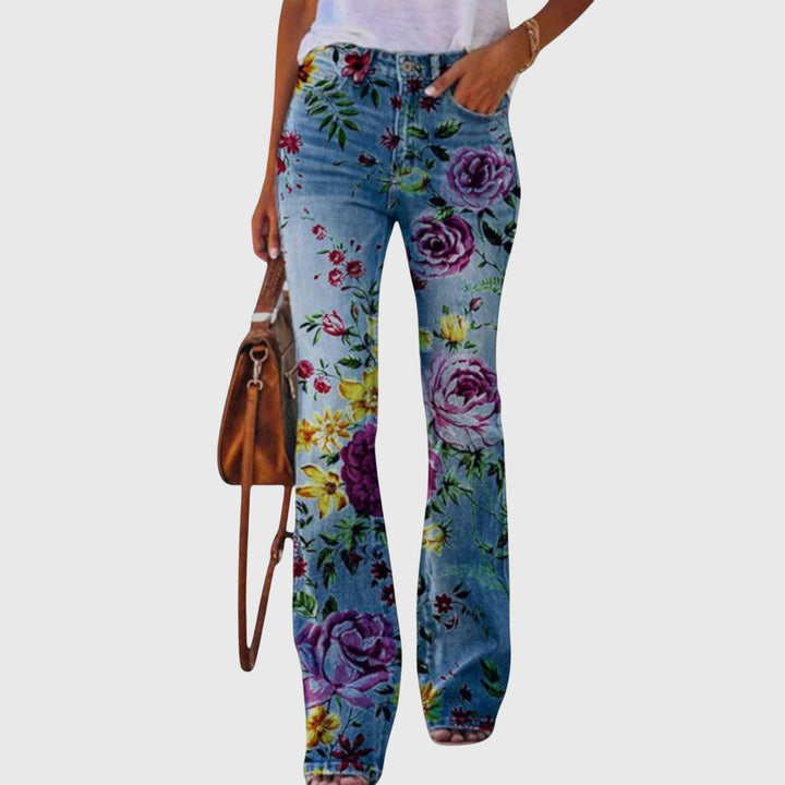 Isabel | Pants with Flowers