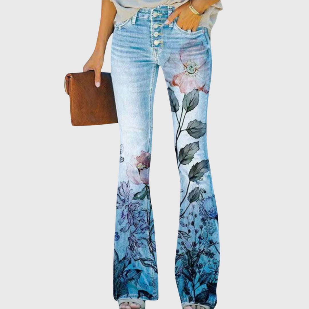 Isabel | Pants with Flowers